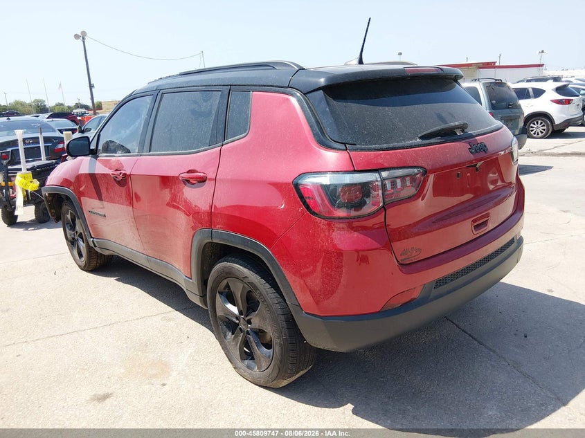 Vin: 3c4njcbb2kt797098, lot: 46308593, jeep compass altitude fwd 20193