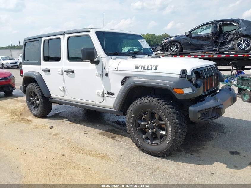 Vin: 1c4hjxdg8mw593707, lot: 46308607, jeep wrangler unlimited willys 4x4 2021 img_1
