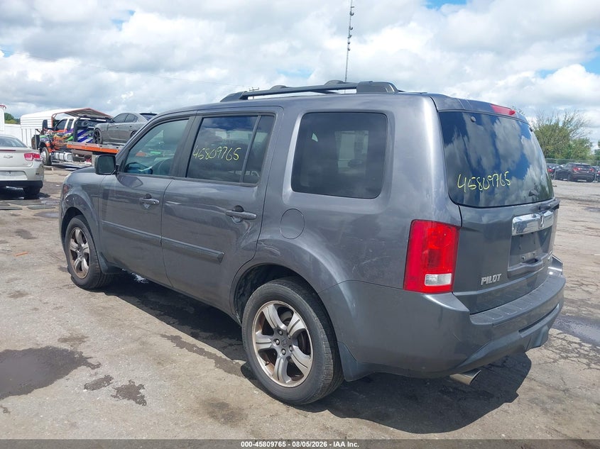 Vin: 5fnyf4h33fb017957, lot: 46308613, honda pilot se 20153