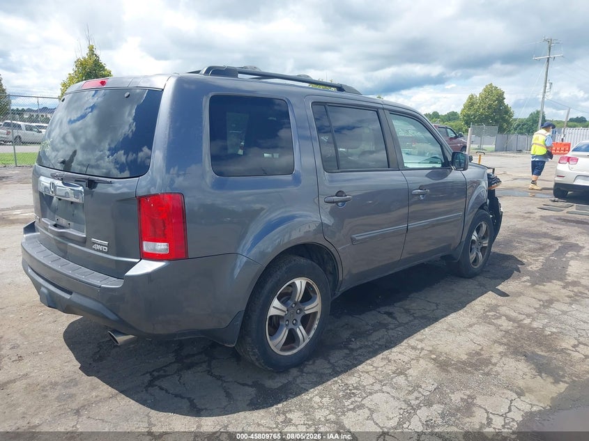 Vin: 5fnyf4h33fb017957, lot: 46308613, honda pilot se 20154