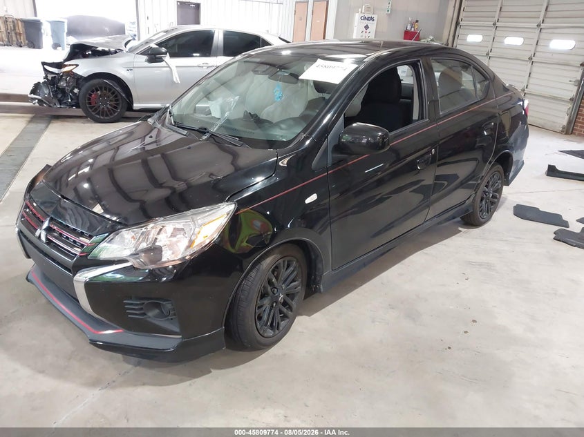 Vin: ml32fufjxrhf02002, lot: 46308620, mitsubishi mirage g4 black edition 20242