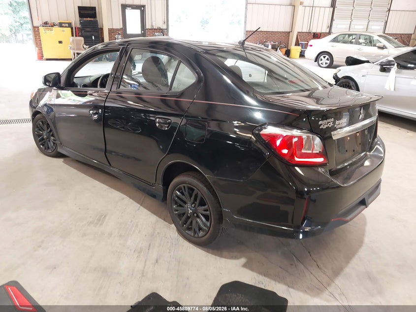 Vin: ml32fufjxrhf02002, lot: 46308620, mitsubishi mirage g4 black edition 20243