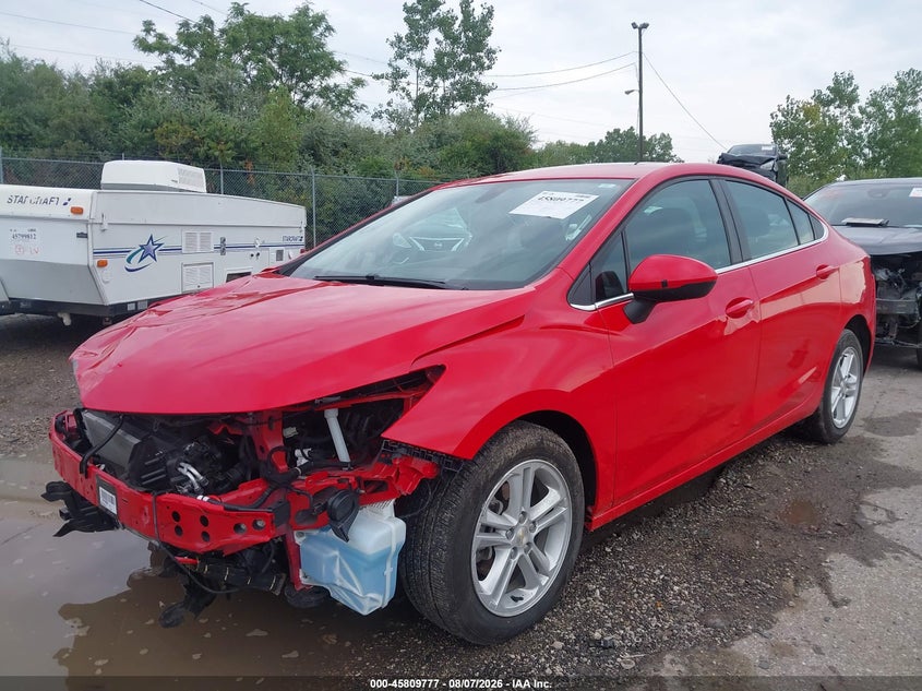 Vin: 1g1be5sm6j7194106, lot: 46308623, chevrolet cruze lt auto 20182