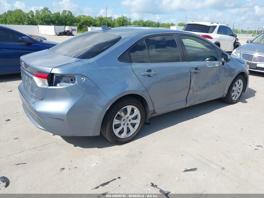 Vin: jtdeprae5lj069457, lot: 46308628, toyota corolla le 20204