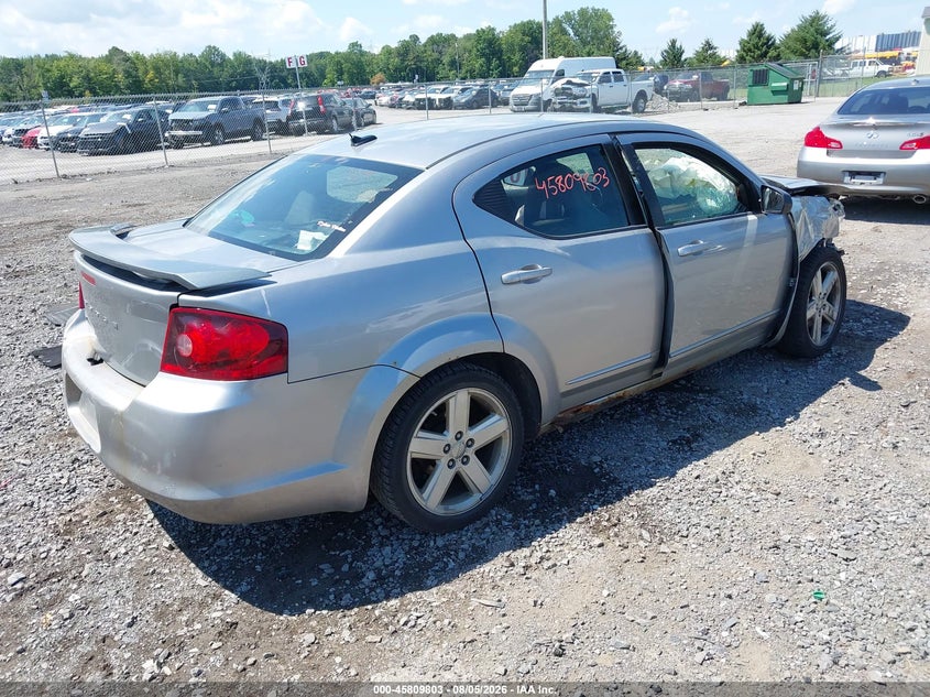 Vin: 1c3cdzab8dn741354, lot: 46308649, dodge avenger se 20134