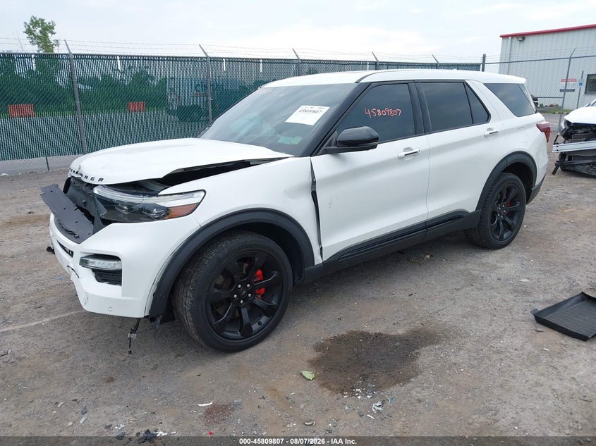 Vin: 1fm5k8gc7mga78489, lot: 46308653, ford explorer st 20212