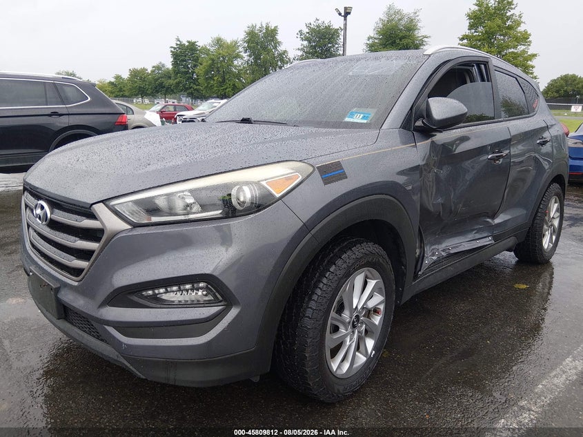 2016 Hyundai Tucson, Левый бок, IAAI, VIN KM8J3CA40GU130020 — фото 2
