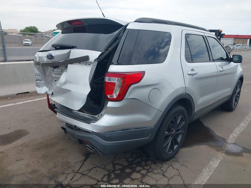 Vin: 1fm5k7d82jga80981, lot: 46308662, ford explorer xlt 20184