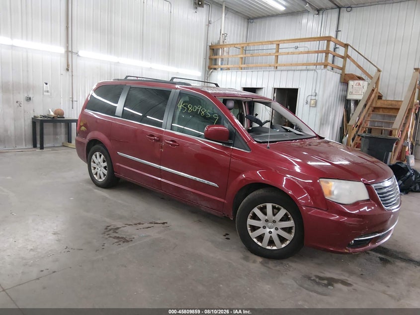Vin: 2c4rc1bgxcr383485, lot: 46308705, chrysler town & country touring 20121