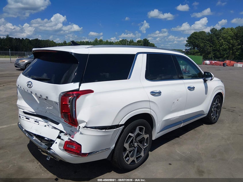 Vin: km8r7dhe5nu419001, lot: 46308706, hyundai palisade calligraphy 20224