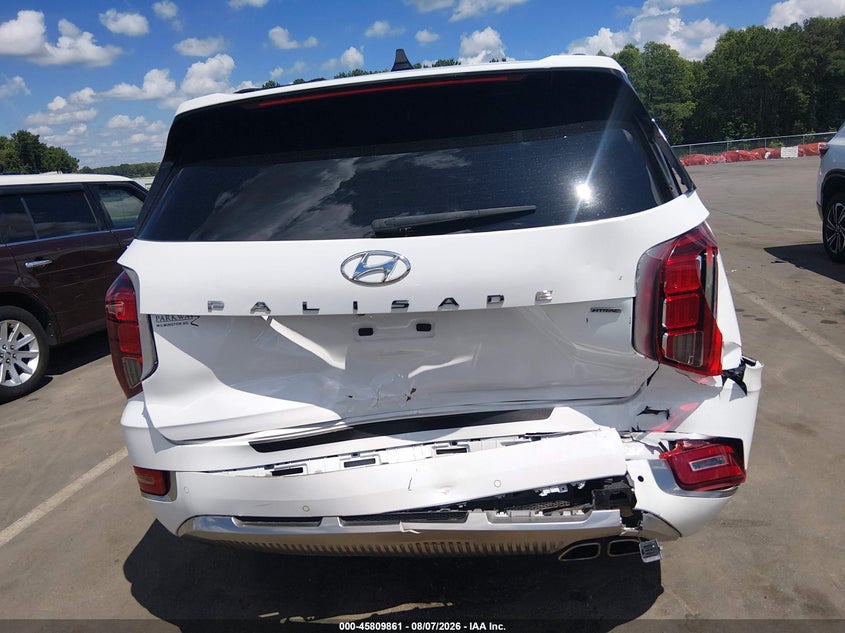 HYUNDAI PALISADE 2022 VIN KM8R7DHE5NU419001
