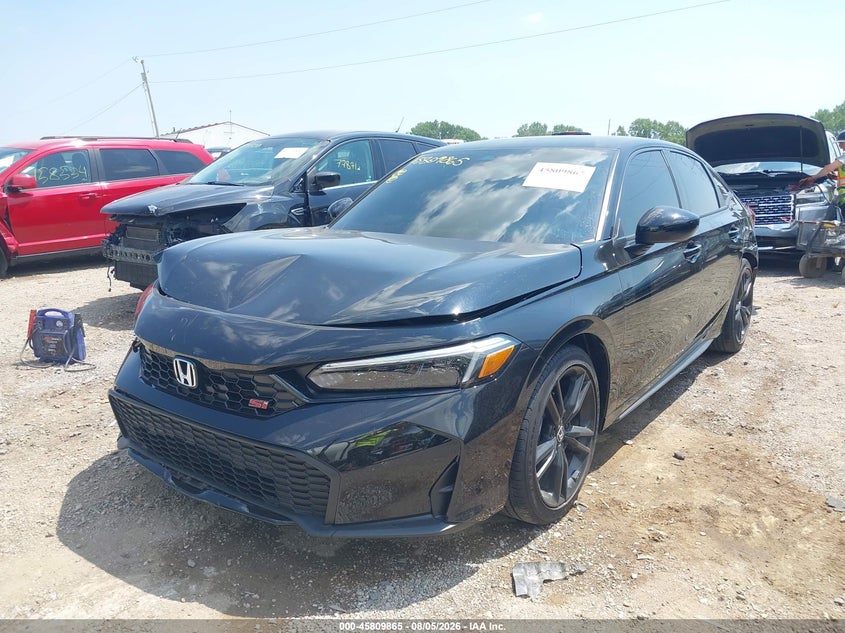 2026 Honda Civic, Front & Rear, IAAI, VIN 2HGFE1E5XTH479048 — photo 2