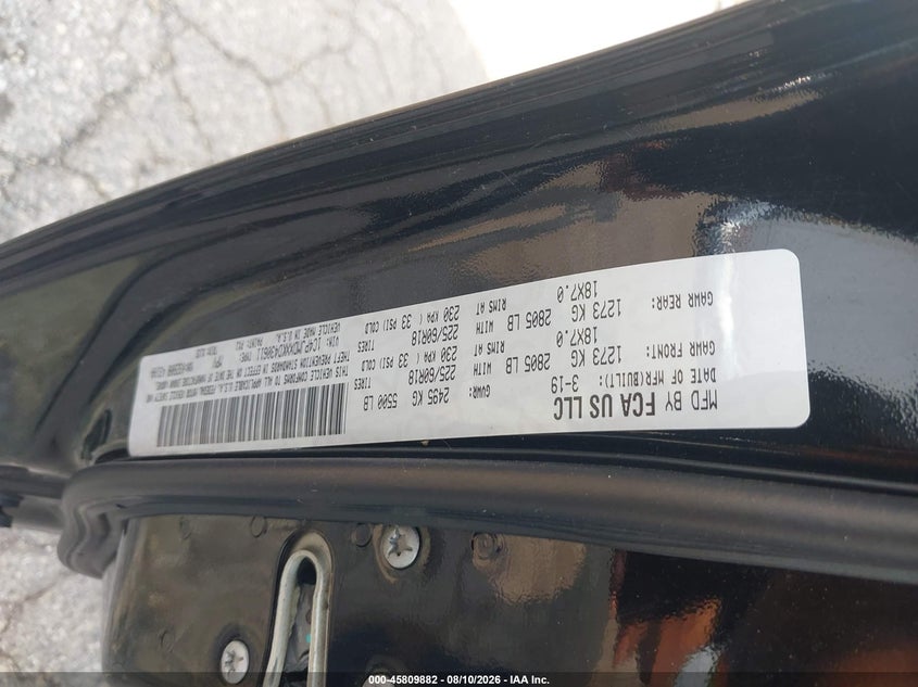 JEEP CHEROKEE 2019 VIN 1C4PJMDXXKD430611