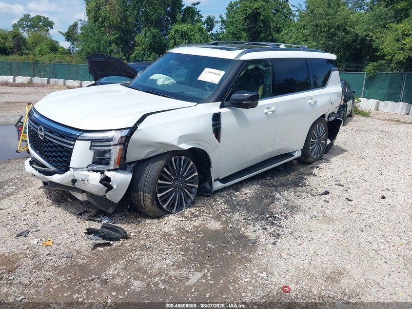 Vin: jn8ay3cc4t9230097, lot: 46308734, nissan armada platinum reserve 20262