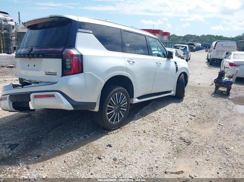 Vin: jn8ay3cc4t9230097, lot: 46308734, nissan armada platinum reserve 20264