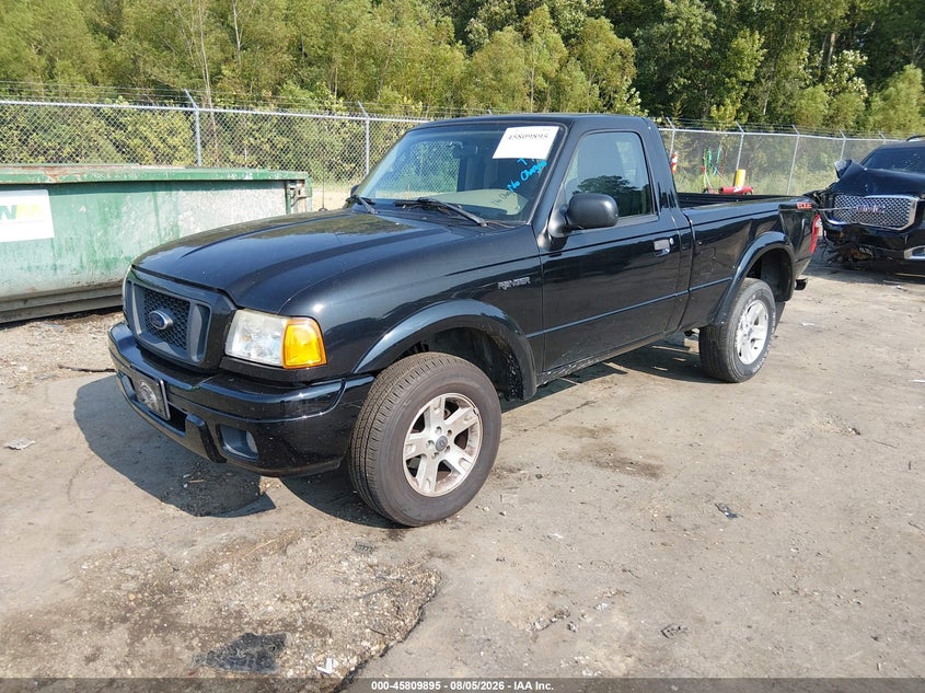 2005 Ford Ranger, Rear, IAAI, VIN 1FTYR10U85PA39595 — photo 2