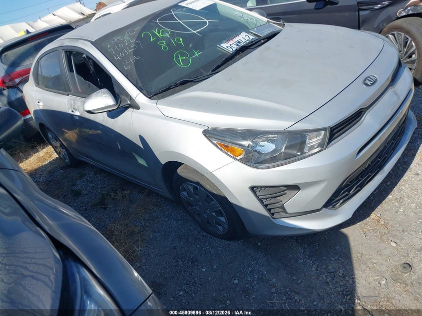 2021 KIA RIO auction photo 1