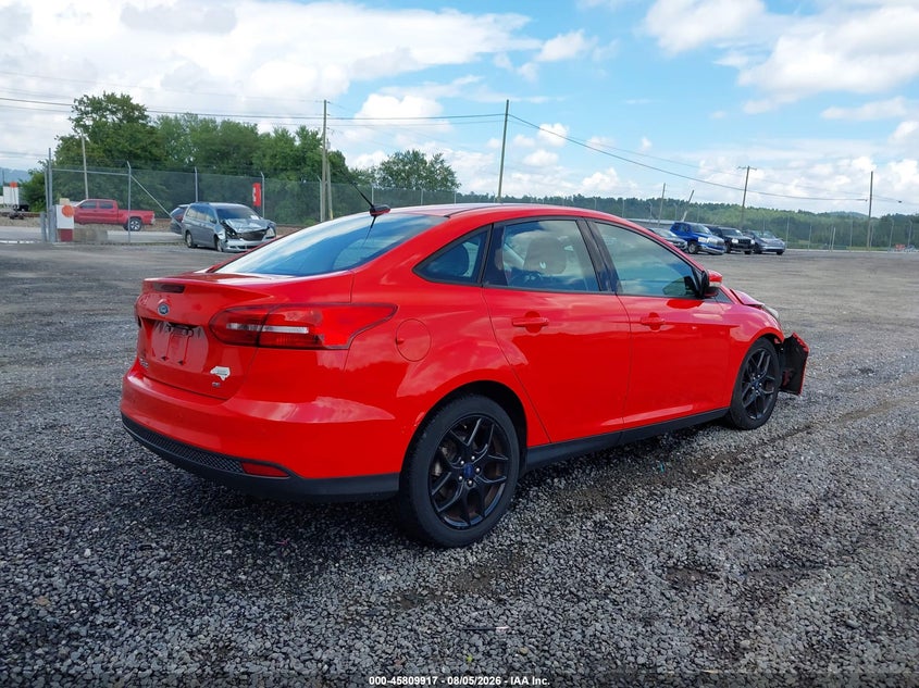 Vin: 1fadp3f27gl316095, lot: 46308763, ford focus se 20164