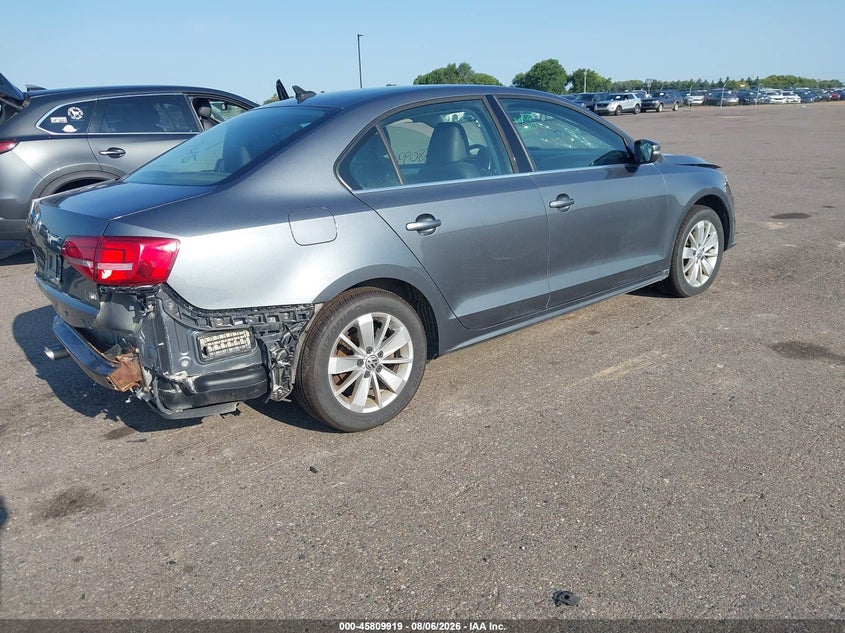 Vin: 3vwla7aj8fm287777, lot: 46308765, volkswagen jetta 2.0l tdi se 20154