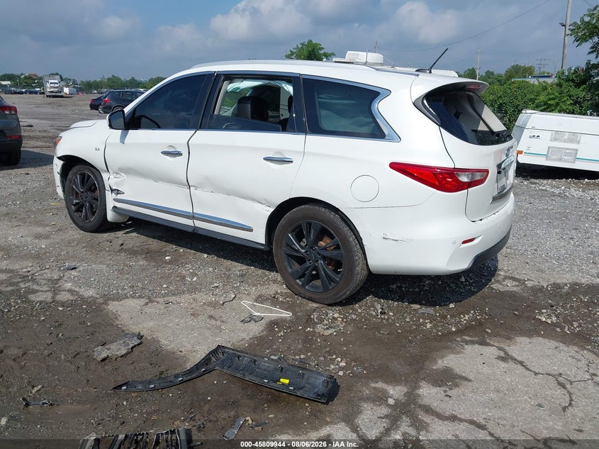 Vin: 5n1al0mm7ec547695, lot: 46308789, infiniti qx60 20143