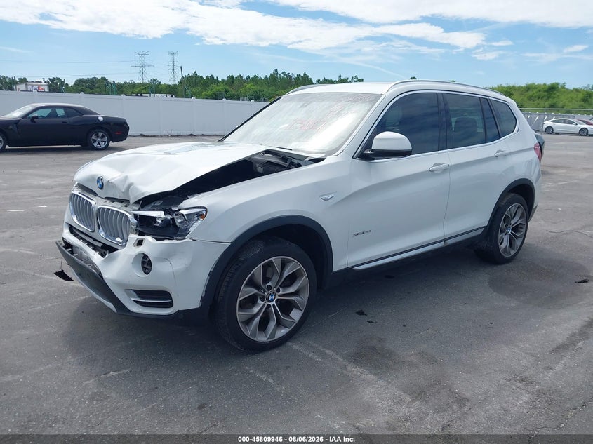 Vin: 5uxwx9c59f0d61402, lot: 46308792, bmw x3 xdrive28i 20152
