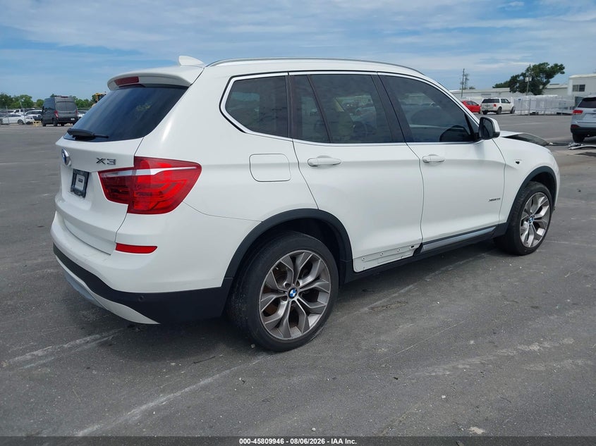 Vin: 5uxwx9c59f0d61402, lot: 46308792, bmw x3 xdrive28i 20154