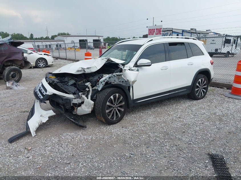 Vin: w1n4m4hb6mw112509, lot: 46308803, mercedes-benz glb 250 4matic 20212