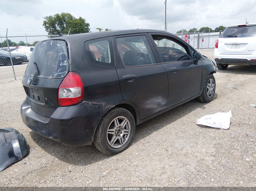 HONDA FIT 2008 VIN JHMGD38448S060972
