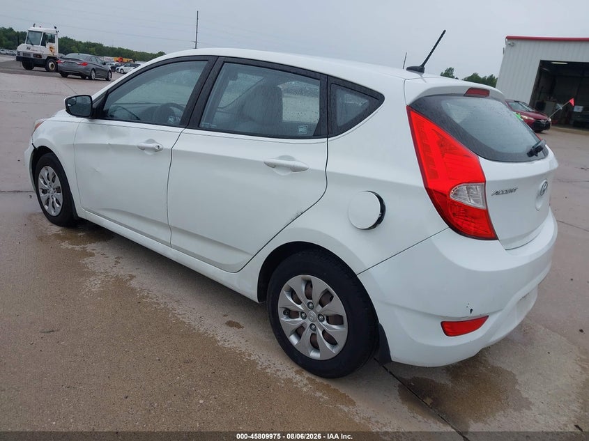 Vin: kmhct5ae7fu201404, lot: 46308821, hyundai accent gs 20153