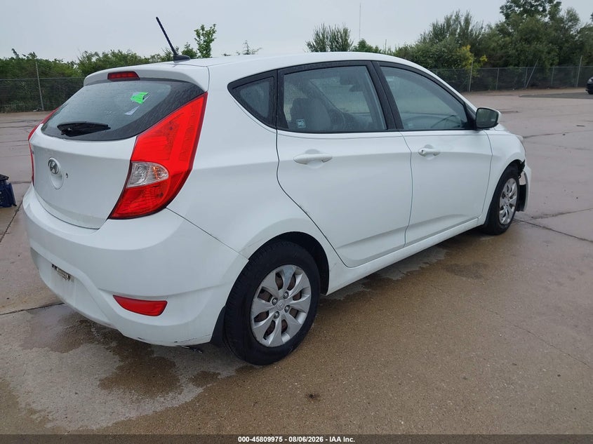 Vin: kmhct5ae7fu201404, lot: 46308821, hyundai accent gs 20154