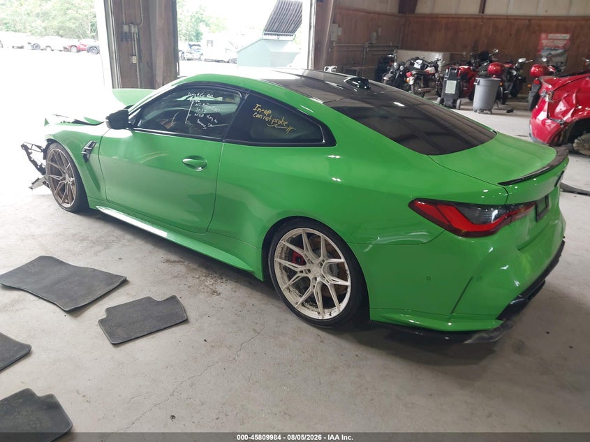 Vin: wbs43az06pcm45345, lot: 46308830, bmw m4 competition xdrive 20233