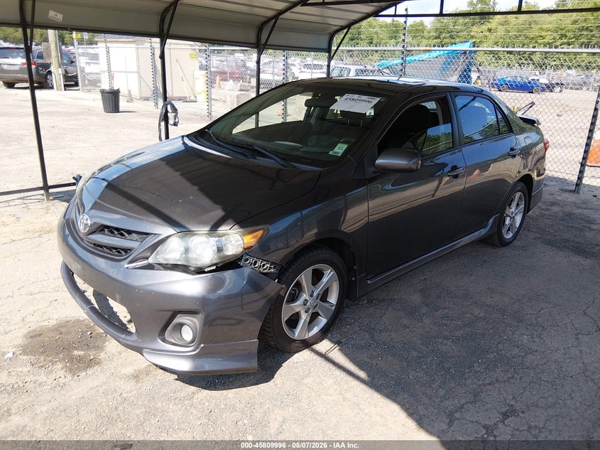 Vin: 2t1bu4ee7bc717450, lot: 46308842, toyota corolla s 20112