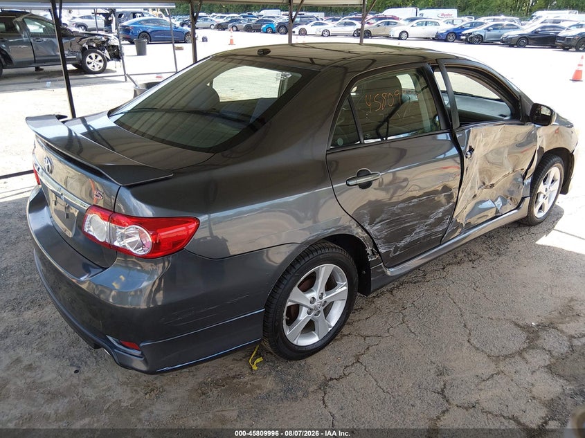 Vin: 2t1bu4ee7bc717450, lot: 46308842, toyota corolla s 20114