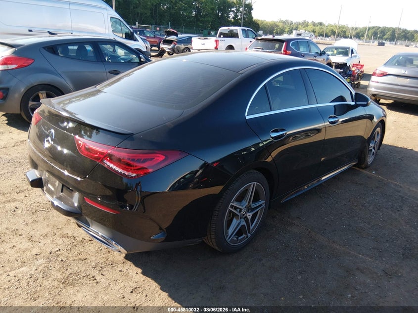 Vin: w1k5j4hb0pn356337, lot: 46308878, mercedes-benz cla 250 coupe 4matic 20234