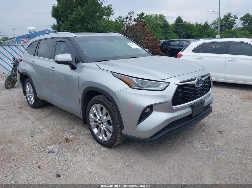 Vin: 5tdxbrch1ns552741, lot: 46308889, toyota highlander hybrid limited 2022 img_1
