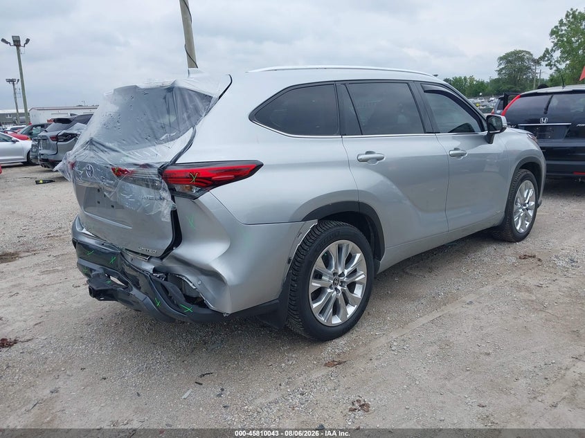 Vin: 5tdxbrch1ns552741, lot: 46308889, toyota highlander hybrid limited 20224