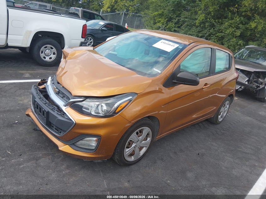 Vin: kl8cb6sa6lc409048, lot: 46308895, chevrolet spark fwd ls automatic 20202