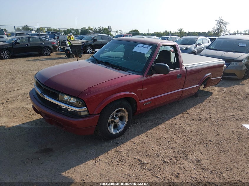 2001 Chevrolet S-10 Pickup, Лівий зад, IAAI, VIN 1GCCS145318243971 — фото 2