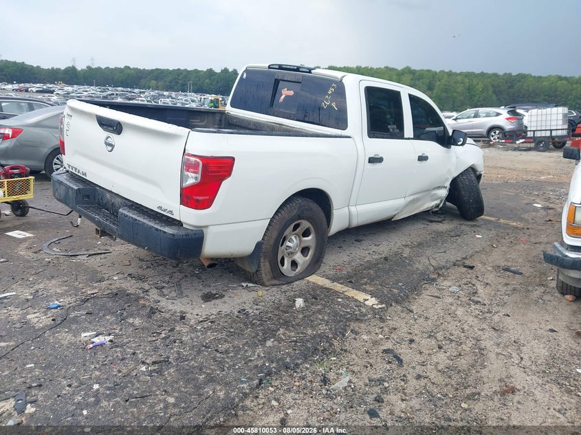 Vin: 1n6aa1ej4hn557160, lot: 46308899, nissan titan s 20174