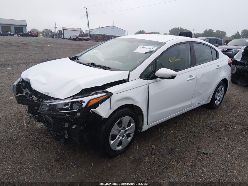 Vin: 3kpfk4a78je213701, lot: 46308911, kia forte lx 20182