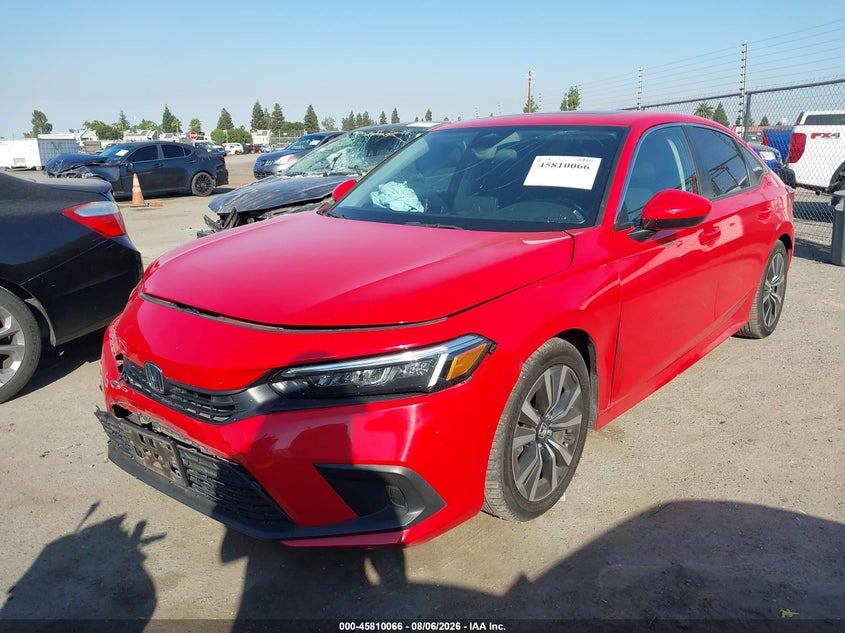 Vin: 2hgfe1f7xnh325703, lot: 46308912, honda civic ex 20222