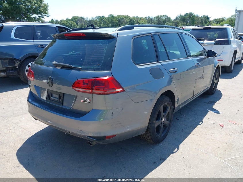 Vin: 3vw017au3hm507245, lot: 46308913, volkswagen golf sportwagen tsi s 20174
