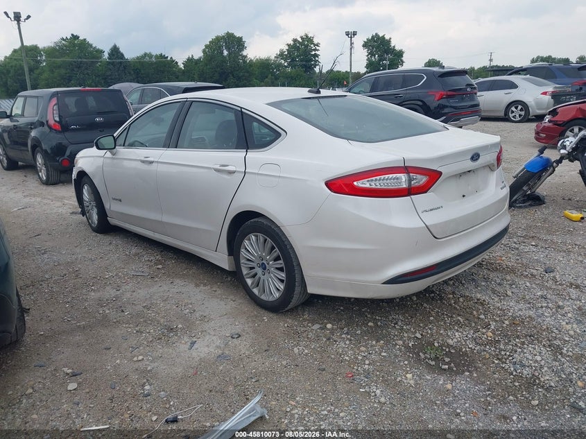Vin: 3fa6p0lu5dr222940, lot: 46308919, ford fusion hybrid se 20133