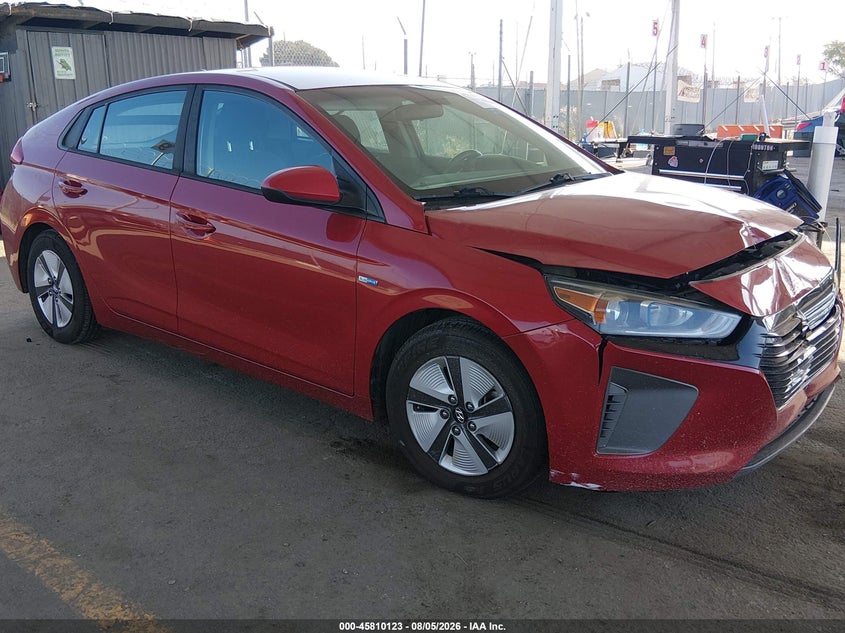 Vin: kmhc65lc0ku167769, lot: 46308969, hyundai ioniq hybrid blue 2019 img_1