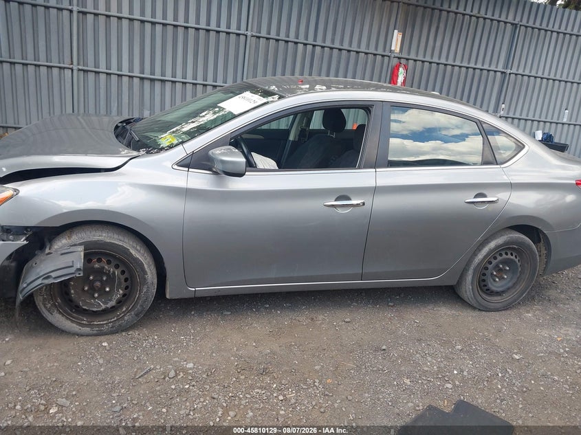 2013 NISSAN SENTRA SEDAN 1.8L I-4 DOHC, VVT, 130HP