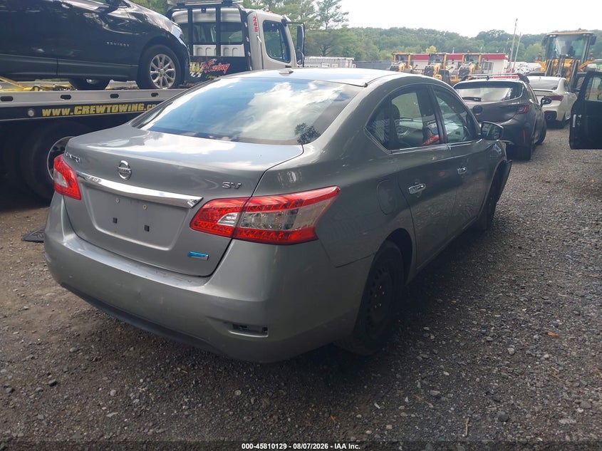 Vin: 3n1ab7ap1dl698830, lot: 46308975, nissan sentra sv 20134