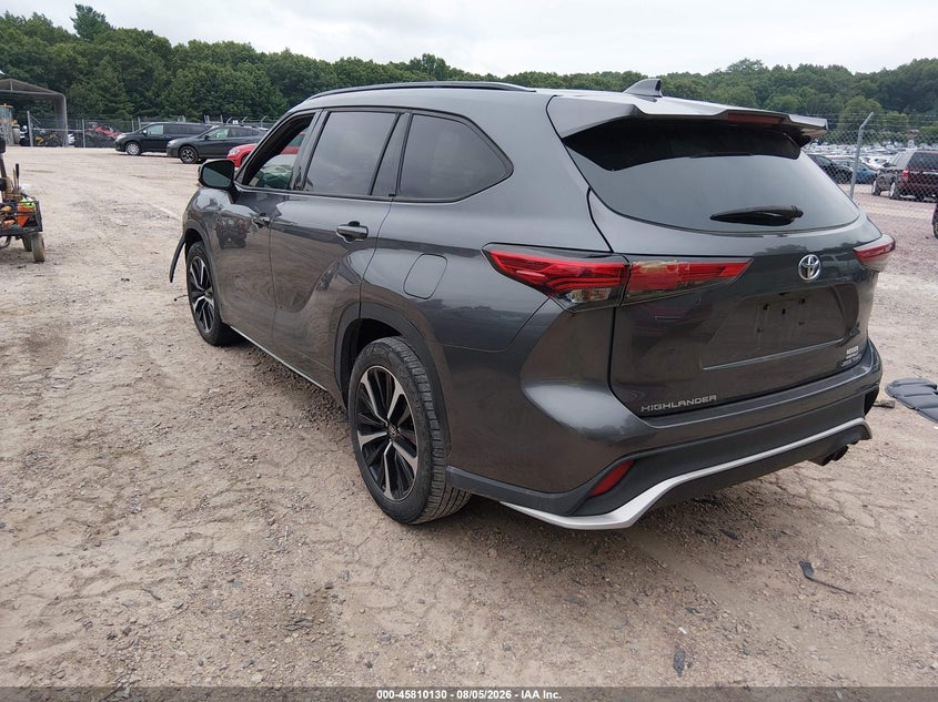 Vin: 5tdjzrbh9ms083237, lot: 46308976, toyota highlander xse 20213