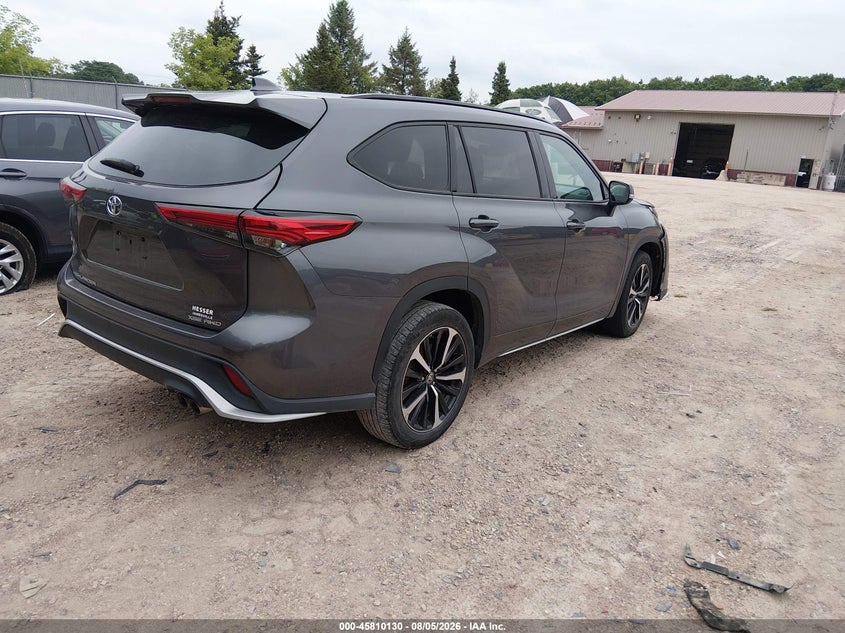 Vin: 5tdjzrbh9ms083237, lot: 46308976, toyota highlander xse 20214