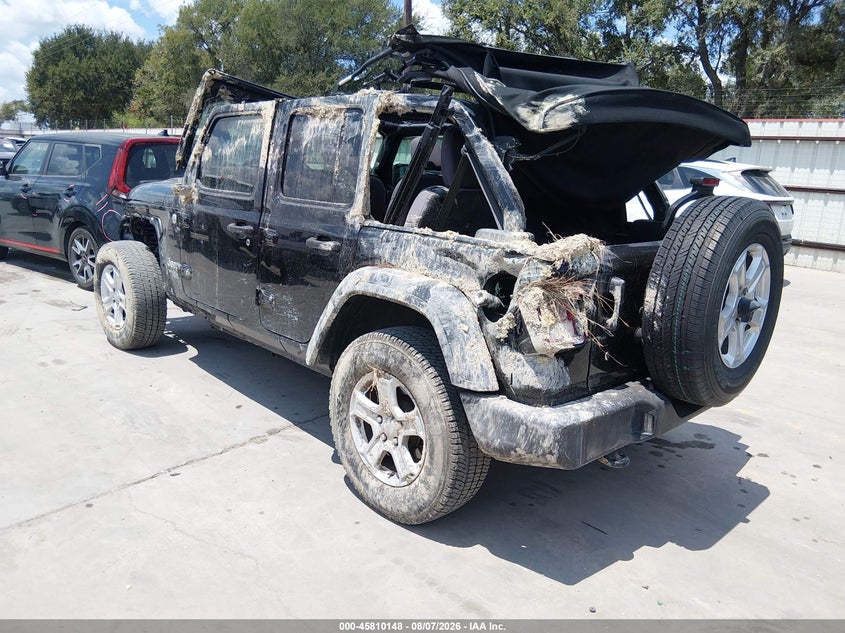 Vin: 1c4hjxdn7lw226732, lot: 46308994, jeep wrangler unlimited sport s 4x4 20203