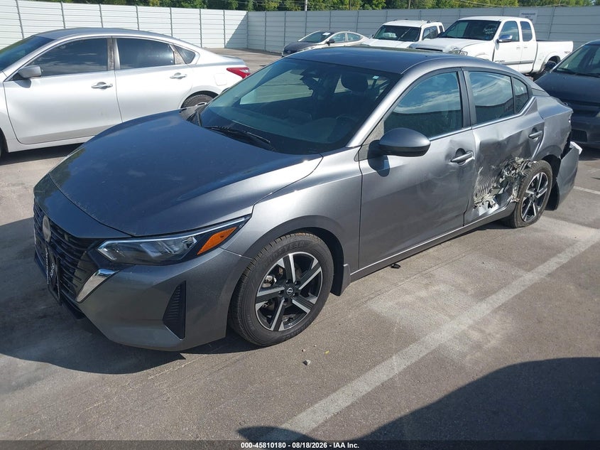 2024 Nissan Sentra Sv Xtronic Cvt, Left Rear, IAAI, VIN 3N1AB8CV5RY210524 — photo 2